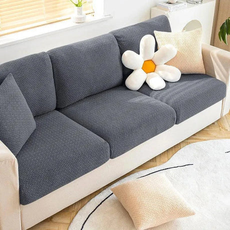 Housse Gris Coussin D'assise & Dossier - Canapé & Fauteuil - La Maison de la Housse®