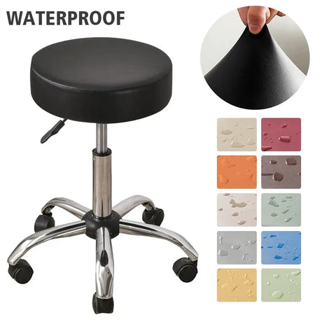 Housse Imperméable Ronde pour Tabouret avec Bandes élastiques La Maison de la Housse®