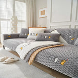 Housse Protège Canapé Antidérapante en Velours La Maison de la Housse®