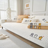 Housse Protège Canapé Antidérapante en Velours La Maison de la Housse®