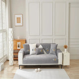 Housse Protège Canapé Antidérapante en Velours La Maison de la Housse®