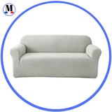 Housse de Canapé Jacquard Gris Clair - La Maison de la Housse®