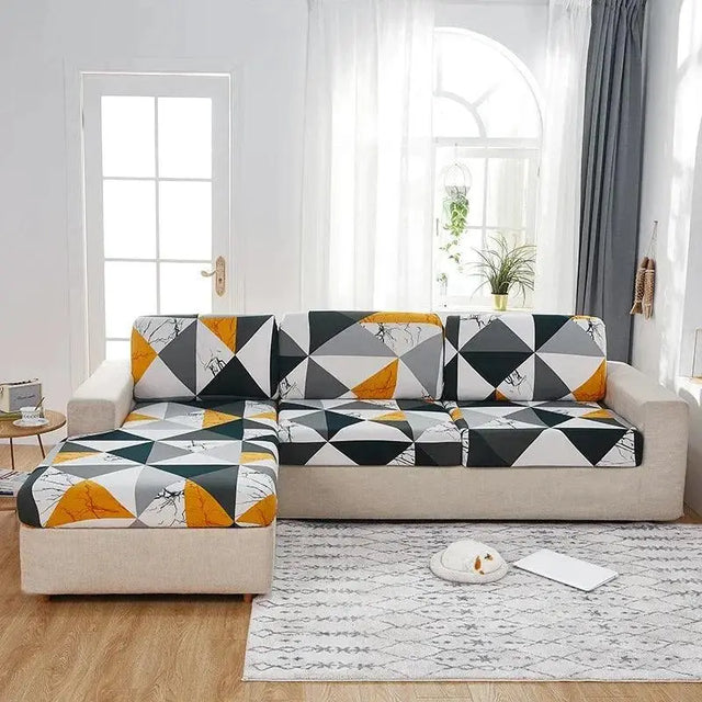 Housse de Canapé Lepourasi pour Coussin d'Assise et Dossier - La Maison de la Housse®