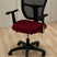 Housse de Chaise Rouge vin de Bureau Style Velours - La Maison de la Housse®