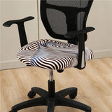 Housse de Chaise Zebre de Bureau Style Velours - La Maison de la Housse®