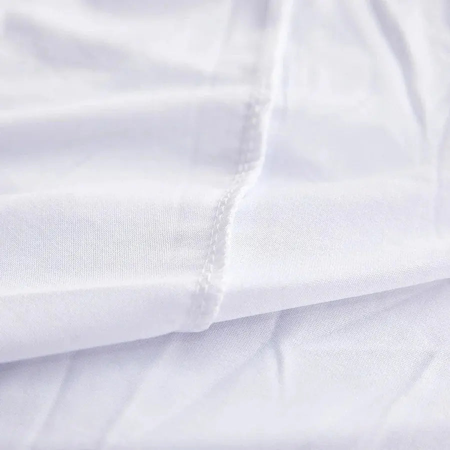 Housse de canapé droit et d’angle – Blanc La Maison De La Housse