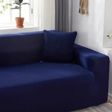 Housse De Canapé d'Angle Bleu Marine - La Maison de la Housse®