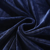 Housse De Canapé d'Angle En Velours Bleu marine - La Maison de la Housse®