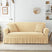 Housse de canapé en Microfibre Style Jupe Beige - La Maison de la Housse®