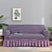 Housse de canapé en Microfibre Style Jupe Violet - La Maison de la Housse®