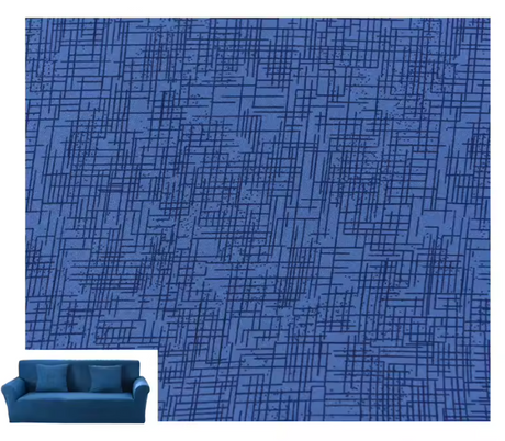 Motif Bleusaint - Housse De Canapé Extensible