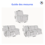 Housses de Canapé Relax et Fauteuil Inclinable | Extensible & Imperméables La Maison de la Housse®