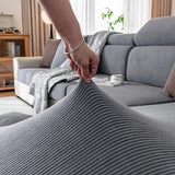 Housses de Coussins Jacquard Ligne – Pour Siège, Assise & Dossier La Maison de la Housse®