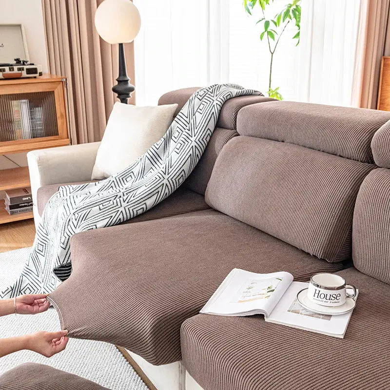 Housses de Coussins Jacquard Ligne – Pour Siège, Assise & Dossier La Maison de la Housse®