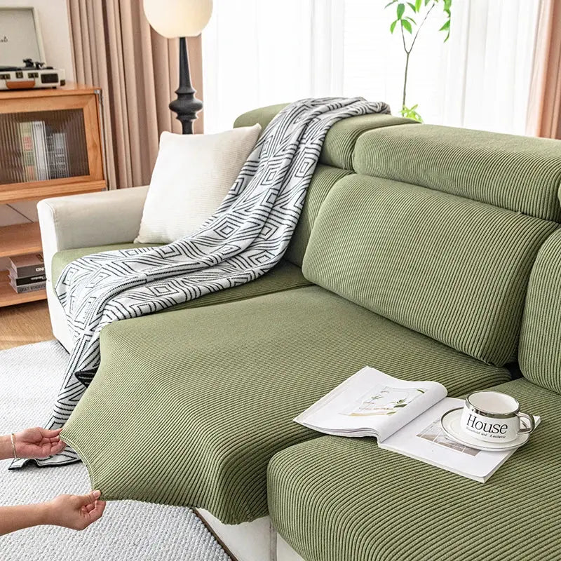 Housses de Coussins Jacquard Ligne – Pour Siège, Assise & Dossier La Maison de la Housse®