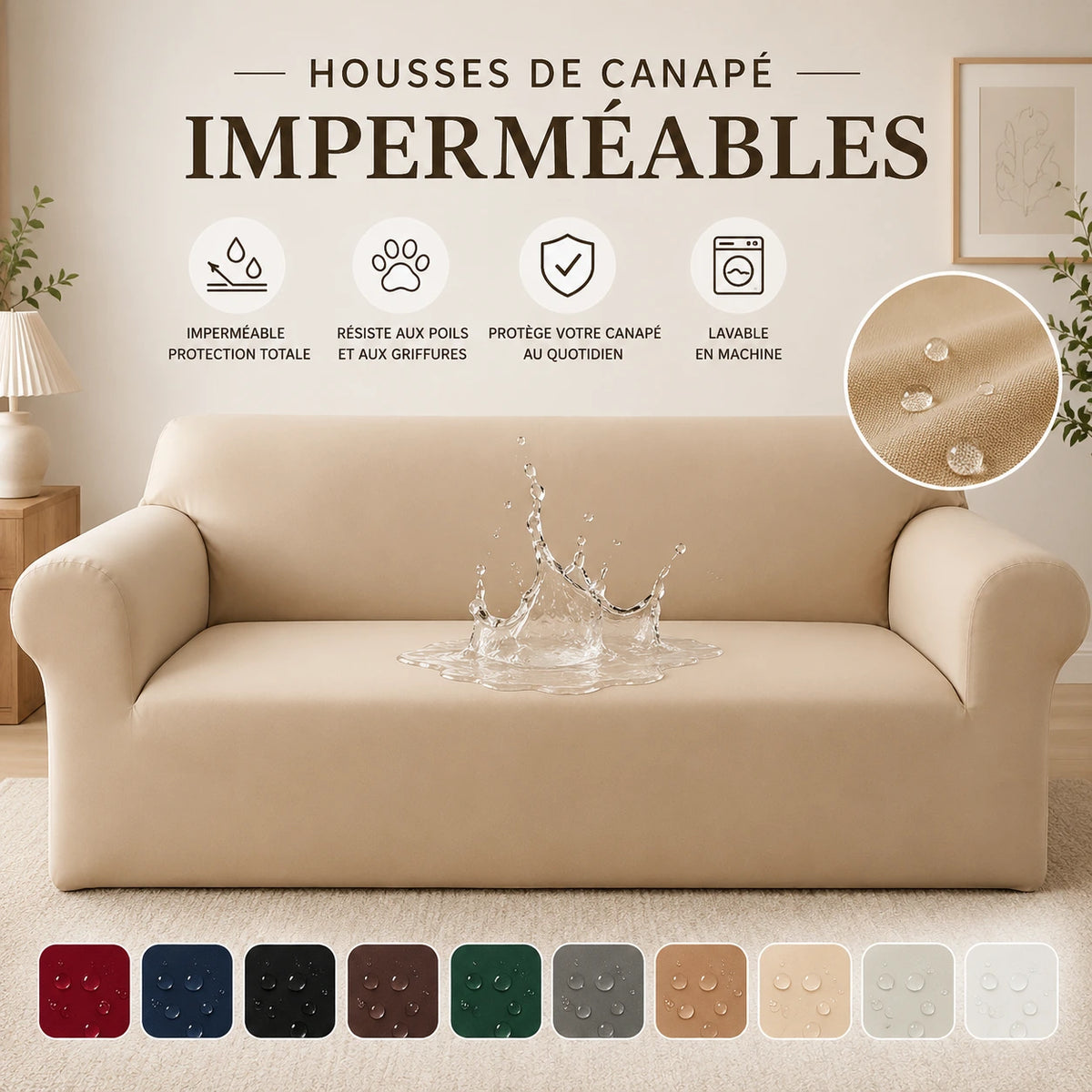 Housses de Canapé Imperméables