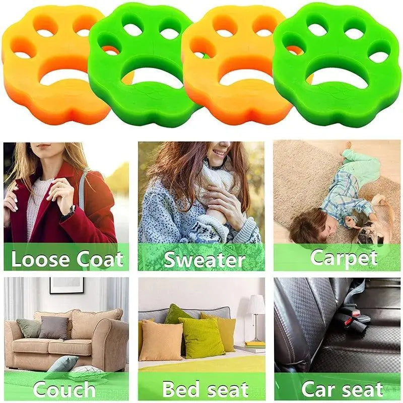 Lots de 4 Attrape - Poils pour Machine à Laver - La Maison de la Housse®