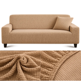 Microfibre Camel - Housse de Canapé Extensible