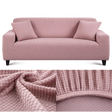 Microfibre Rose - Housse de Canapé Extensible