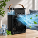 Rafraîchisseur d'air silencieux - FreezeX Air® Ventilateur Brumisateur Portable USB