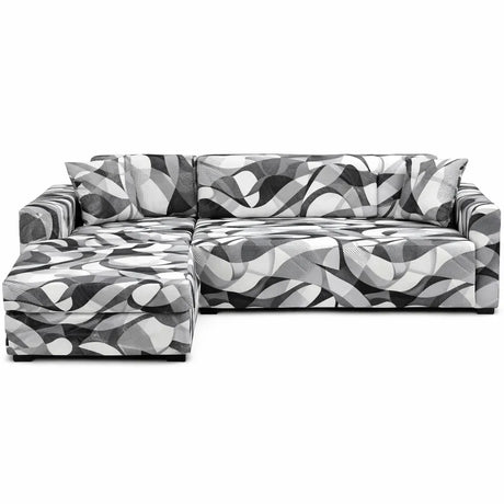 Motif Cheira - Housse de Canapé d’Angle Extensible