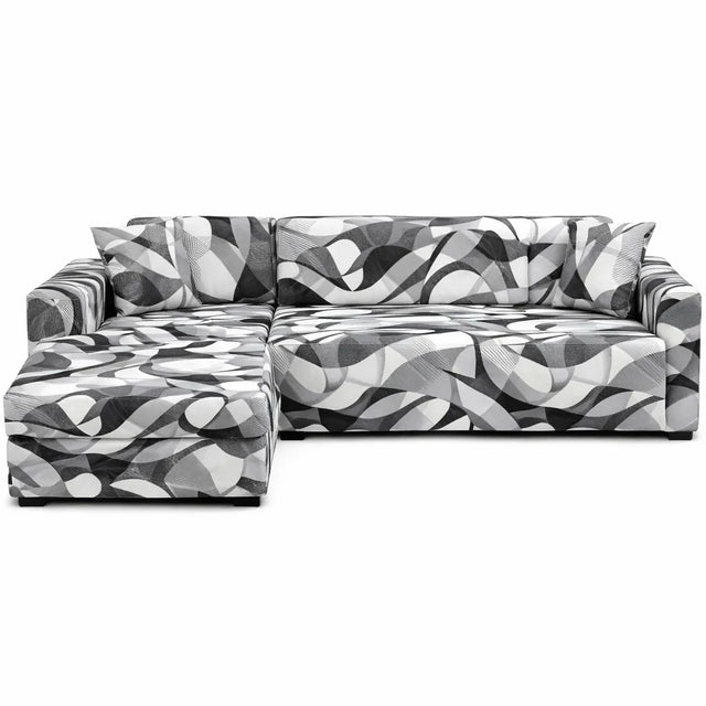 Motif Cheira - Housse de Canapé d’Angle Extensible