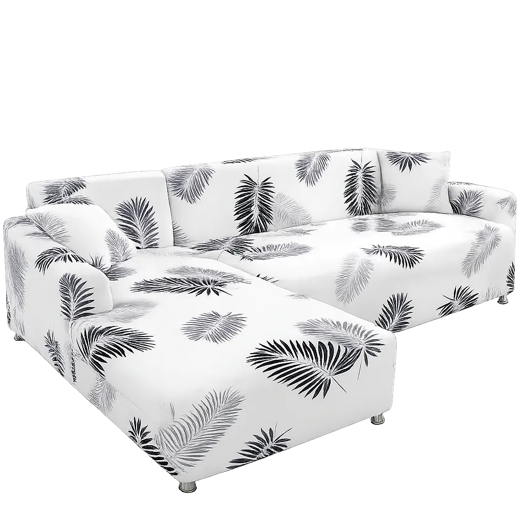 Motif Ciliata - Housse de Canapé d’Angle Extensible