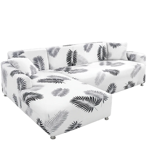 Motif Ciliata - Housse de Canapé d’Angle Extensible
