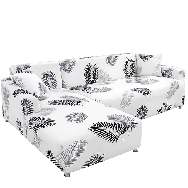 Motif Ciliata - Housse de Canapé d’Angle Extensible