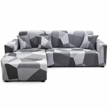 Motif Cytinacées - Housse de Canapé d’Angle Extensible