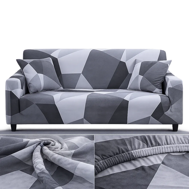 Motif Erigeron - Housse De Canapé Extensible