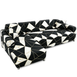 Motif Galeopsis - Housse de Canapé d’Angle Extensible