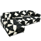 Motif Galeopsis - Housse de Canapé d’Angle Extensible