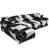 Motif Galium - Housse de Canapé d’Angle Extensible