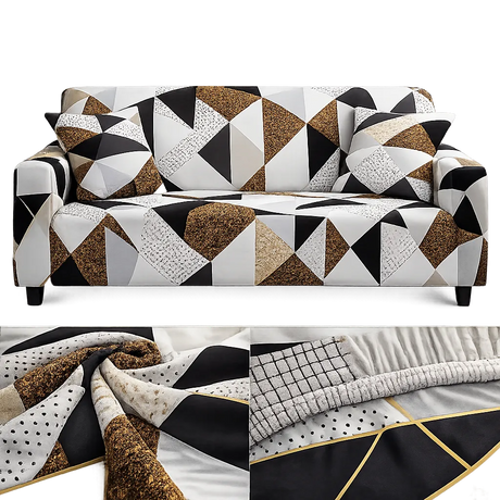 Motif Geocosy - Housse De Canapé Extensible