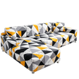 Motif Lepourasi - Housse de Canapé d’Angle Extensible