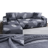 Motif Lonic - Housse de Canapé d’Angle Extensible