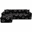Motif Patula - Housse de Canapé d’Angle Extensible