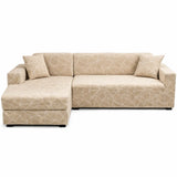 Motif Pratense - Housse de Canapé d’Angle Extensible