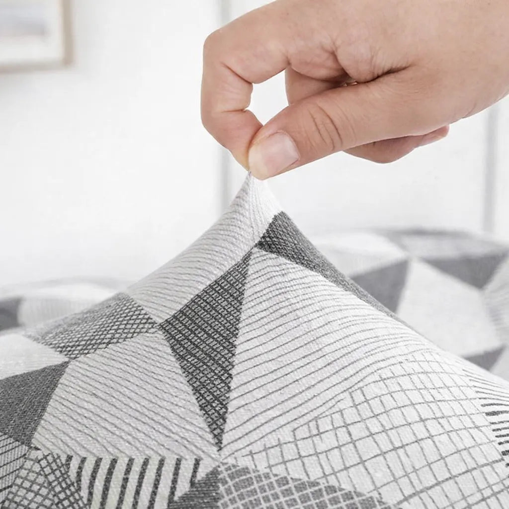 Motif Scandinave - Housse De Canapé Extensible