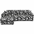 Motif Vibe - Housse de Canapé d’Angle Extensible