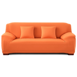 Orange - Housse de Canapé Extensible