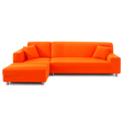Orange - Housse de Canapé d’Angle Extensible
