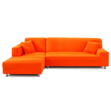 Orange - Housse de Canapé d’Angle Extensible