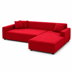Housse de Canapé d’Angle Rouge