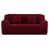 Rouge Vin - Housse de Canapé Extensible