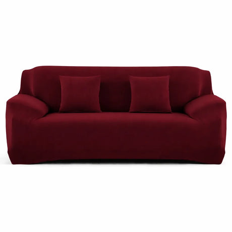 Rouge Vin - Housse de Canapé Extensible