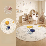 Tapis Rond Cartoon Animaux