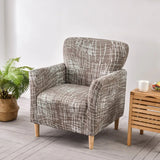 Housses de Fauteuil avec Accoudoirs à Motifs