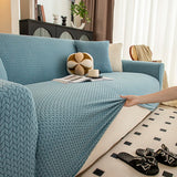 Housse de Canapé Extensible Jacquard Perle